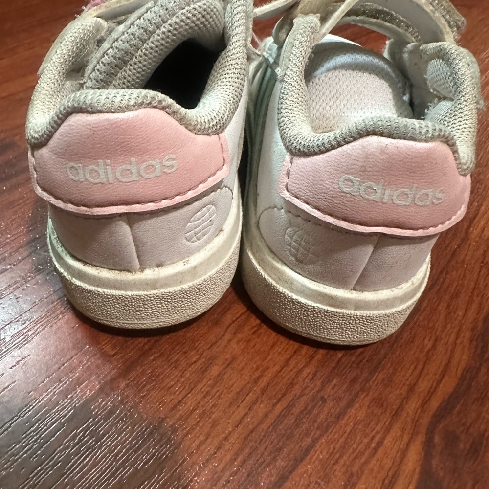 Adidas Kids Shoes - Pink and White